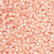 Miyuki delica Beads 11/0 - Matted opaque light salmon ab DB-1523